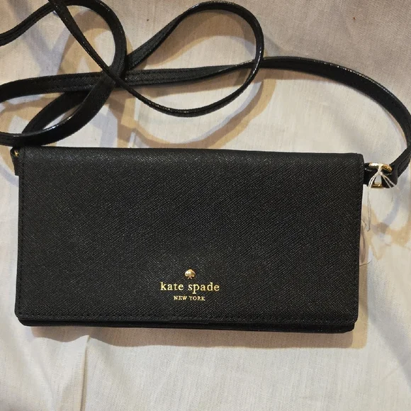 Kate Spade Black Crossbody Wallet - Picture 2 of 6